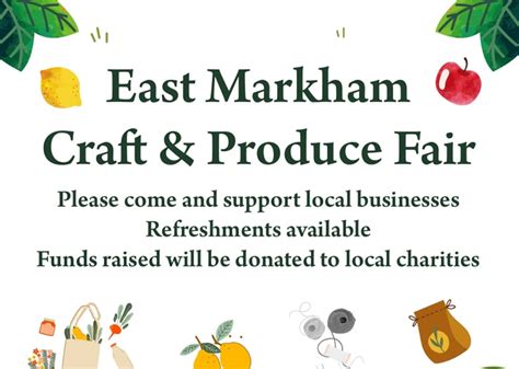 East Markham Craft And Produce Fairs Life Publications