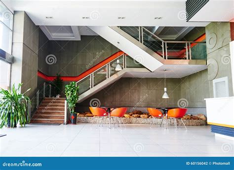 Modern Commercial Office Building Interior Stock Photo - Image of ...