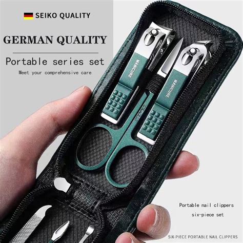 Port Til Nail Scissors Set Para Homens E Mulheres Manicure Beauty