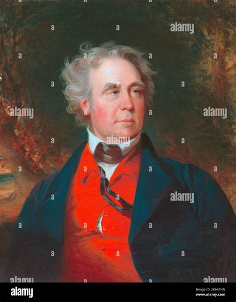 Th Century Painting Of Richard Mentor Johnson Stock Photo Alamy