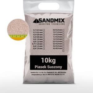 Piaski do piaskowania SANDMIX piasek suszony żwir kruszywa techniczne