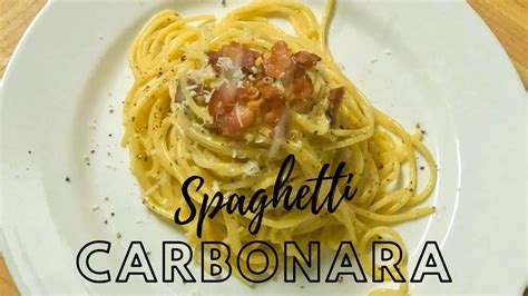 The Ultimate Spaghetti Carbonara Recipe For Bacon Lovers Youtube