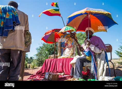 La iglesia de San Jorge en Lalibela Etiopía es un sitio del