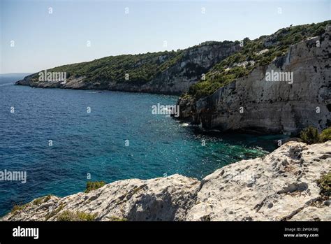 Blue Caves Located Between Aghios Nikolas And Cape Skinnari Blue Caves