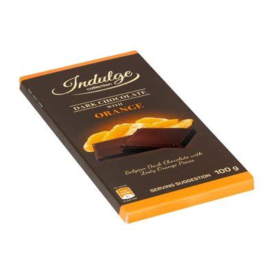 Indulge Dark Chocolate With Orange Slab G Pnp