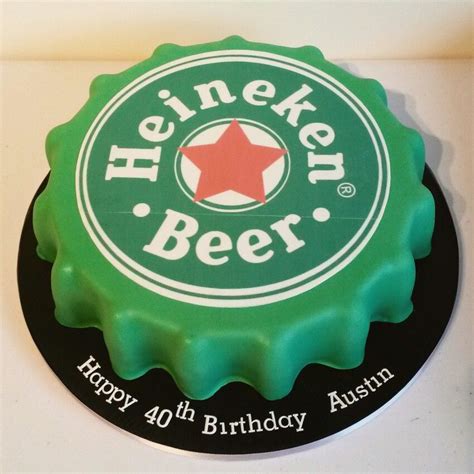 Heineken Birthday Cake