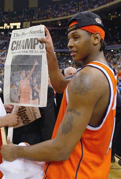 Carmelo Anthony talks college recruitment, Syracuse’s 2003 NCAA title ...