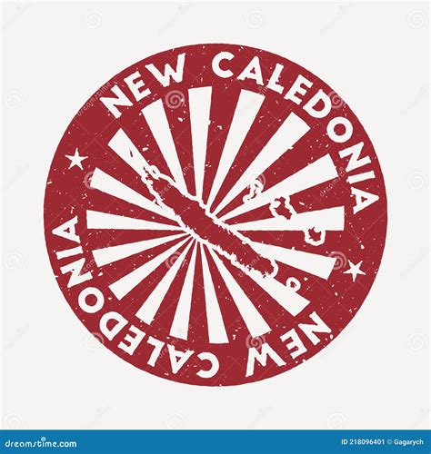 New Caledonia Stamp Stock Vector Illustration Of Caledonian 218096401