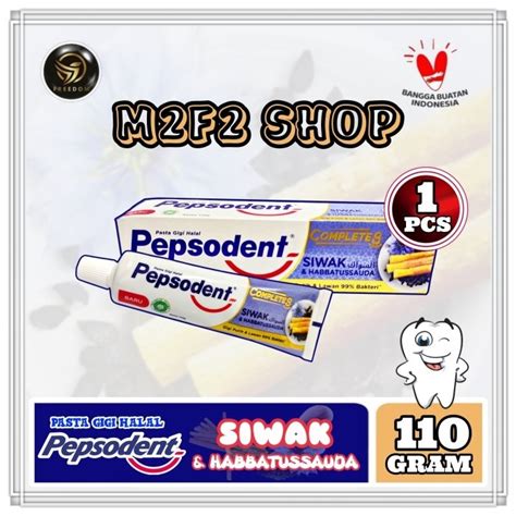 Jual Pasta Gigi Pepsodent Complete Siwak Habbatussauda Gr