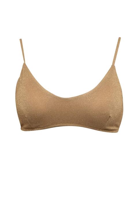 Sarı Kadın Regular Fit Parlak Kumaş Bikini Üstü Fall in Love DeFacto
