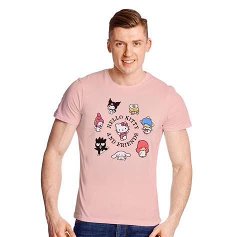 Hello Kitty and Friends T-Shirt Pink | Elbenwald