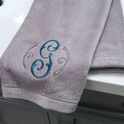 Custom Hand Towel With Monogram Personalized Hand Towel Etsy