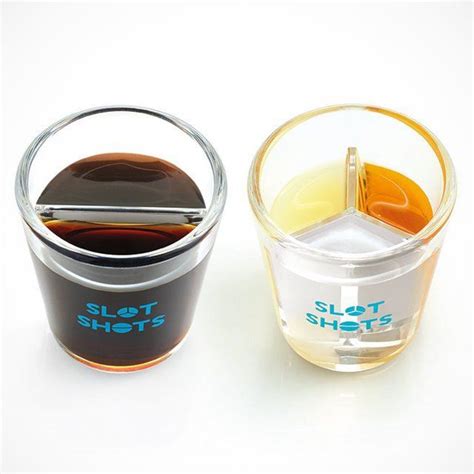 Fancy Slot Shots Divided Shot Glasses