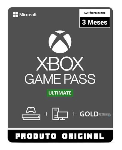 Cartão Xbox Game Pass Ultimate Brasil 3 Meses 100 Digital Mercadolivre