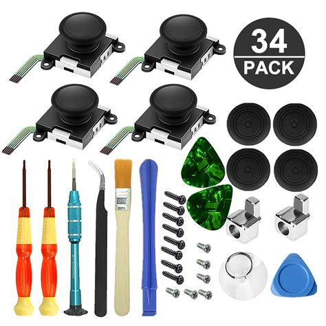 Cjbin Reparatur Kit F R Joy Con St Cke Analoger Thumbstick