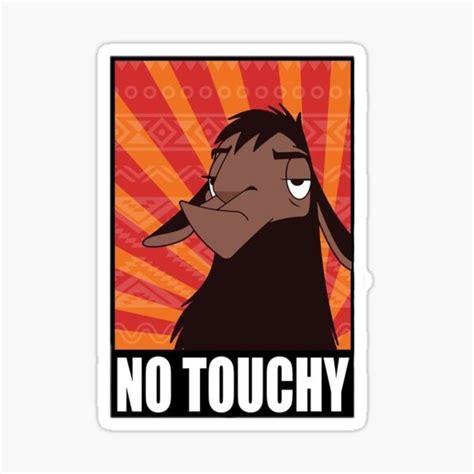 "No Touchy" Sticker for Sale by jarota | Redbubble