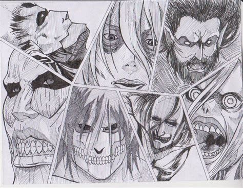 Kết Quả Hình ảnh Cho All 9 Titan Titan Shifter Aot Art 9 Titan Shifter