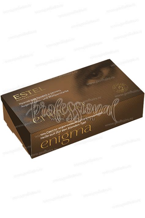 Estel Enigma Краска для бровей и ресниц Тон светло-коричневый для ...