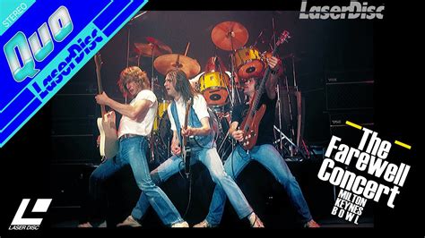 Status Quo - The End Of The Road Farewell Concert, Milton Keynes Bowl ...