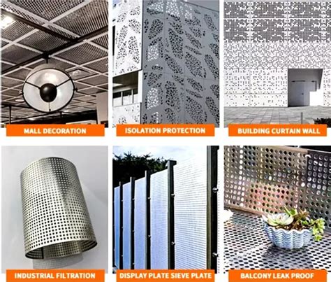 Leadwalking Aluminum Exterior Wall Panel Circle Circle Perforated Panel