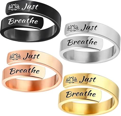 Amazon Generic Just Breathe Ring Just Breathe Rings For Women