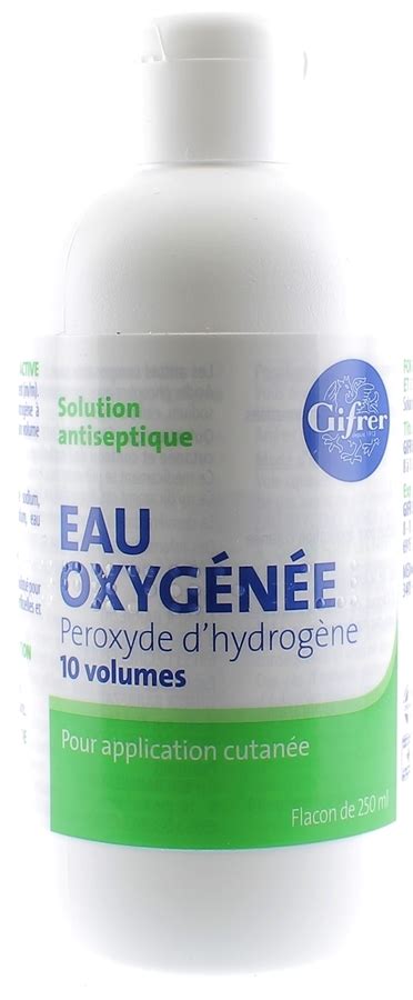 Eau Oxyg N E Volumes Gifrer Flacon De Ml