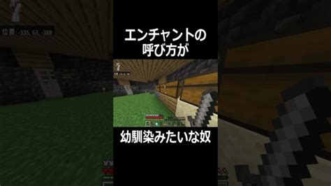 マイクラ初心者のエンチャントがまさかの･･･【minecraft】 Shorts Minecraft Summary マイクラ動画