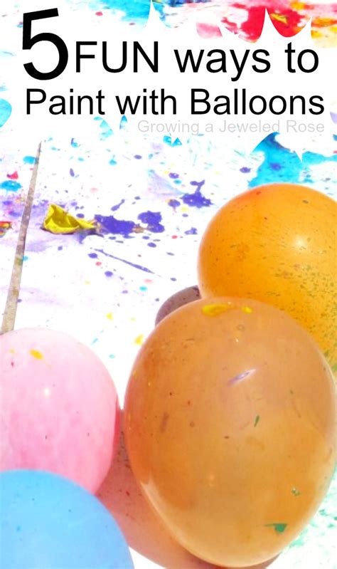 How To Paint With Balloons