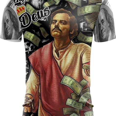 Camiseta Pablo Escobar Mandrake Favela Quebrada Elo