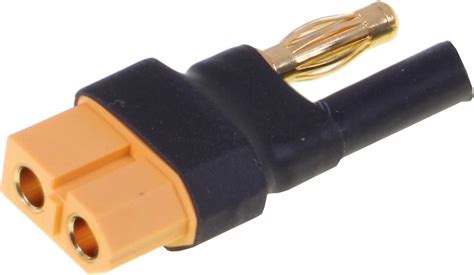 Robbe Modellsport ADAPTER XT 60 BUCHSE AUF 4MM GOLDKONTAKT STECKSYSTEM