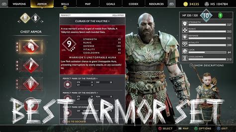 Best Armor Set Show Case God Of War New Game Plus Youtube