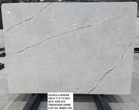 White Vanilla Spider Marble For Flooring Thickness 16 17 Mm At Rs