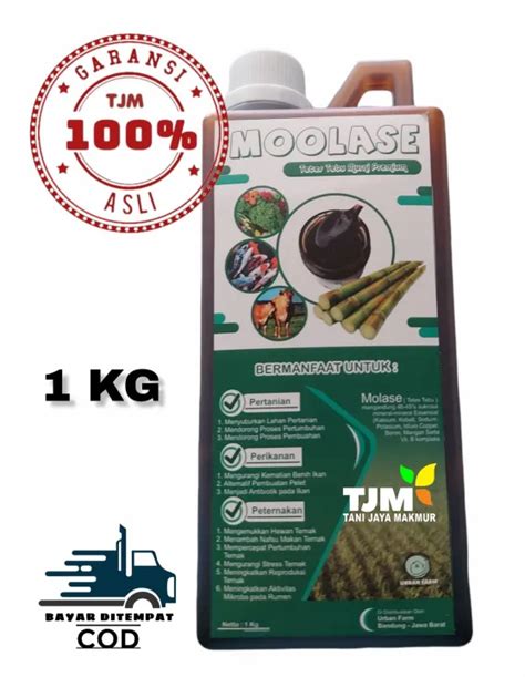 MOOLASE Isi 1 Kg Tetes Tebu Murni Premium Molase Tetes Tebu Murni