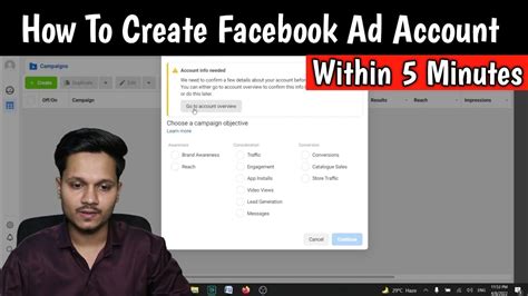 How To Create Facebook Ad Account Create Facebook Ads Manager Account