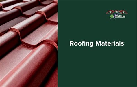 Exploring Different Types Of Roofing Materials