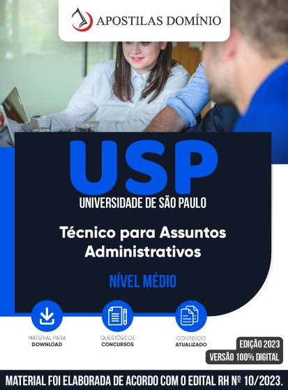 Apostila Usp T Cnico Para Assuntos Administrativos Apostilas