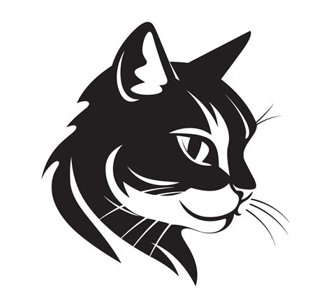 Logo And T Shirt Design Of Cat Vactor Illustration And Sticker Design