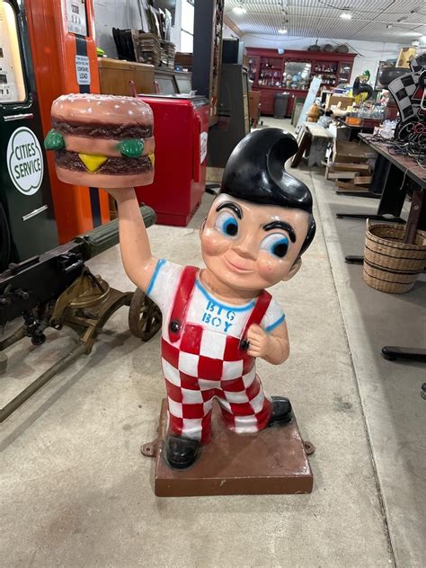 SMALLER CAST ALUMINUM SHONEY'S BIG BOY STATUE | Live and Online ...