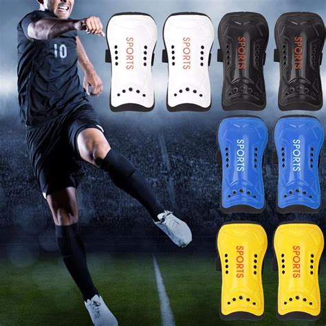 1 Pair Ultralight Soft Football Shin Pads Adult Protective Outdoor