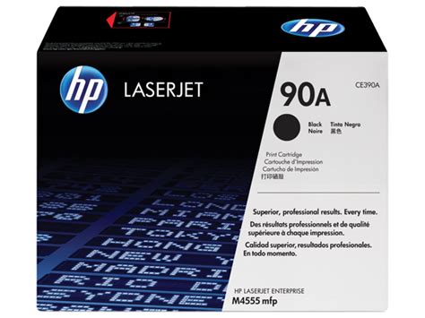 HP 90A Black Original LaserJet Toner Cartridge CE390A