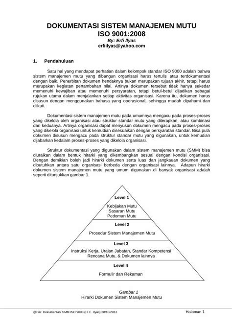 PDF Dokumentasi Iso 9000 DOKUMEN TIPS