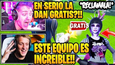 TFUE REACCIONA AL NUEVO MEJOR EQUIPO DE FORTNITE NUEVA SKIN