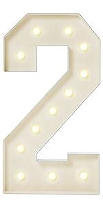 Amazon Eufony Ft Marquee Numbers Large Light Up Numbers For