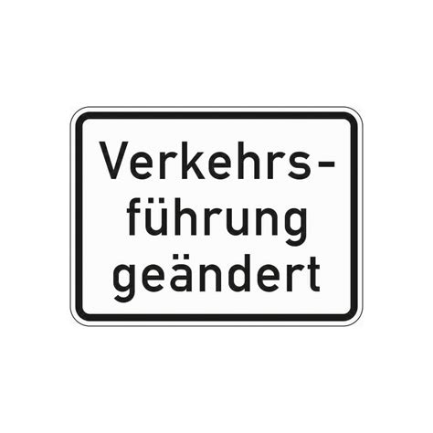 Verkehrsf Hrung Ge Ndert Stvo Nr Verkehrszeichen In