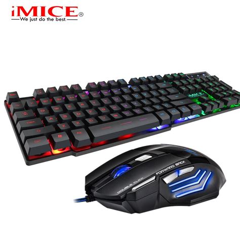 Imice Muis Toetsenbord Set Gaming Toetsenbord Imit Grandado