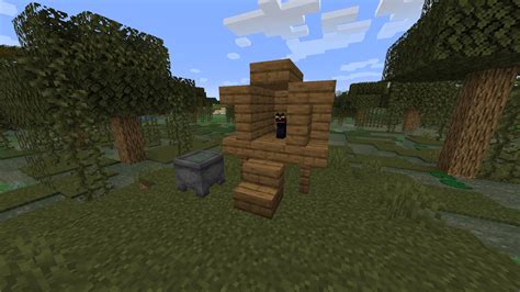 Minecraft Witch Hut Cat House Rminecraftbuilds