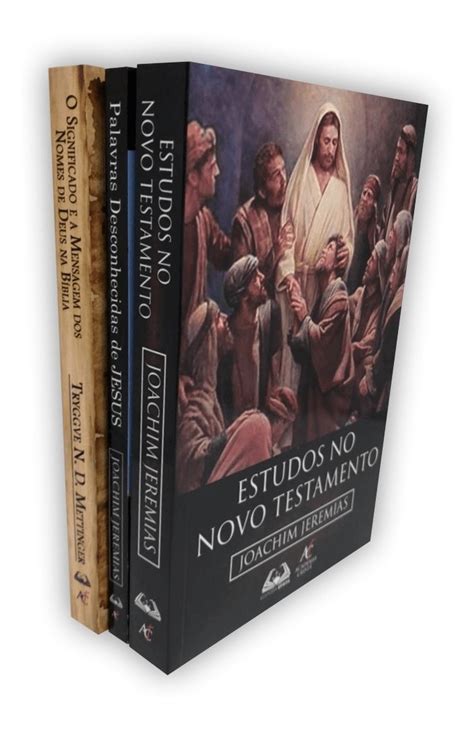 Kit Estudos No Novo Testamento 3 Livros Joachim Jeremias Mercado