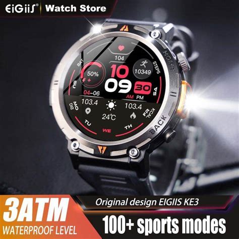 EIGIIS KE3 Smart Watch 3ATM Waterproof Original Design For Men