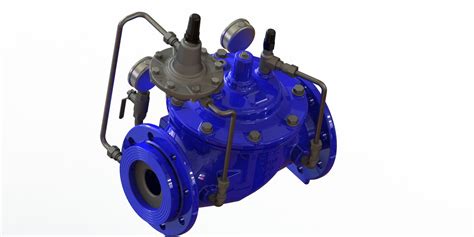 Hydraulically Operated Fluid Control Valve With Ductile Iron Body