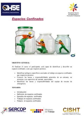 Curso Espacios Confinados PDF